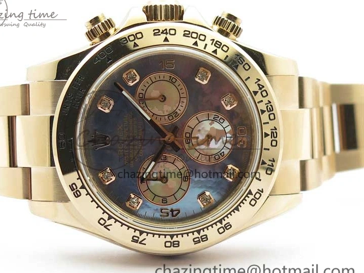 MiroTime 0330 Daytona 116520 RG UBF Best Edition Ice Blue MOP Crystal Markers Dial on RG Bracelet A Classic 2941